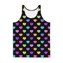 Load image into Gallery viewer, Hashy VDay After Dark Unisex Tank Top