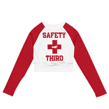 Load image into Gallery viewer, Safety Third Recycled long-sleeve crop top