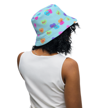 Load image into Gallery viewer, Hashy VDay Reversible bucket hat