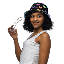 Load image into Gallery viewer, Hashy VDay Reversible bucket hat