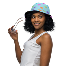 Load image into Gallery viewer, Hashy VDay Reversible bucket hat