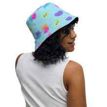 Load image into Gallery viewer, Hashy VDay Reversible bucket hat