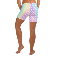 Load image into Gallery viewer, Pastel Rainbow Footprint Shorts
