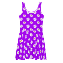 Load image into Gallery viewer, Flour Child Purple Skater Dress