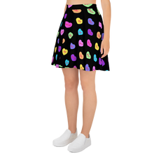 Load image into Gallery viewer, Hashy VDay After Dark Skater Skirt