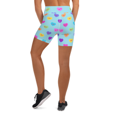 Load image into Gallery viewer, Hashy VDay Yoga Shorts