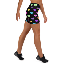 Load image into Gallery viewer, Hashy VDay After Dark Yoga Shorts