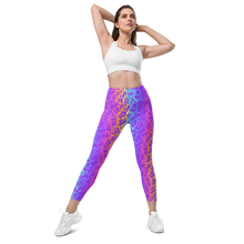 Load image into Gallery viewer, Rainbow ON ON Leopard Leggings with pockets
