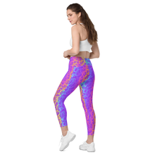 Load image into Gallery viewer, Rainbow ON ON Leopard Leggings with pockets