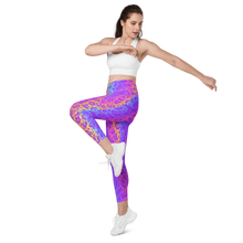 Load image into Gallery viewer, Rainbow ON ON Leopard Leggings with pockets