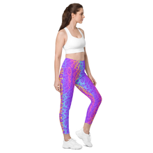 Load image into Gallery viewer, Rainbow ON ON Leopard Leggings with pockets