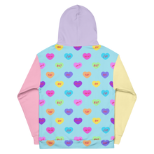 Load image into Gallery viewer, Hash Candy Hearts Unisex Hoodie