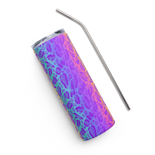 Load image into Gallery viewer, Rainbow ON ON Leopard Stainless steel tumbler