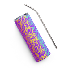 Load image into Gallery viewer, Rainbow ON ON Leopard Stainless steel tumbler