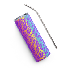 Load image into Gallery viewer, Rainbow ON ON Leopard Stainless steel tumbler