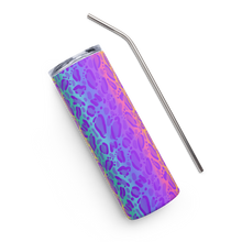 Load image into Gallery viewer, Rainbow ON ON Leopard Stainless steel tumbler