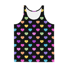 Load image into Gallery viewer, Hashy VDay After Dark Unisex Tank Top
