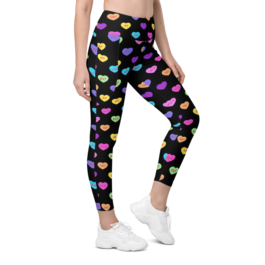 Hashy VDay After Dark Leggings with pockets