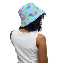 Load image into Gallery viewer, Hashy VDay Reversible bucket hat

