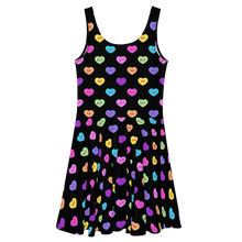Load image into Gallery viewer, Hashy VDay After Dark Skater Dress
