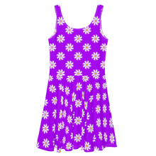 Load image into Gallery viewer, Flour Child Purple Skater Dress
