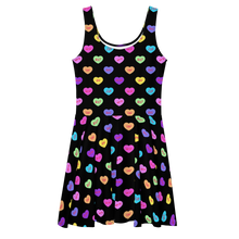 Load image into Gallery viewer, Hashy VDay After Dark Skater Dress

