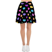 Load image into Gallery viewer, Hashy VDay After Dark Skater Skirt
