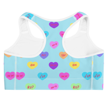 Load image into Gallery viewer, Hashy VDay Sports bra
