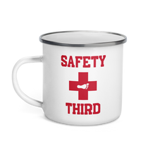 Load image into Gallery viewer, Safety Third Enamel Mug
