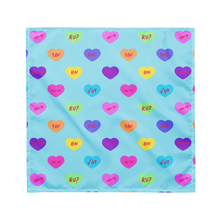 Load image into Gallery viewer, Hash Candy Hearts All-over print bandana
