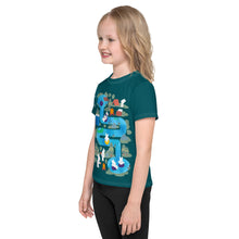 Load image into Gallery viewer, A Splashing Day Kids crew neck t-shirt
