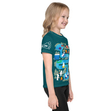 Load image into Gallery viewer, A Splashing Day Kids crew neck t-shirt
