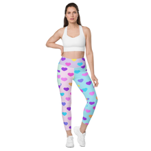 Load image into Gallery viewer, Candy Hearts Leggings with pockets
