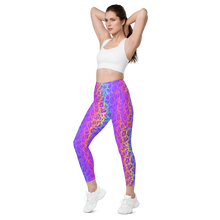 Load image into Gallery viewer, Rainbow ON ON Leopard Leggings with pockets
