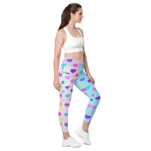 Load image into Gallery viewer, Candy Hearts Leggings with pockets

