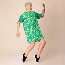 Load image into Gallery viewer, Buns in Space T-shirt dress
