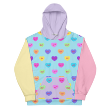 Load image into Gallery viewer, Hash Candy Hearts Unisex Hoodie
