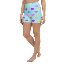Load image into Gallery viewer, Candy Hearts Yoga Shorts
