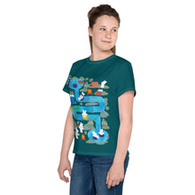 Load image into Gallery viewer, A Splashing Day Youth crew neck t-shirt
